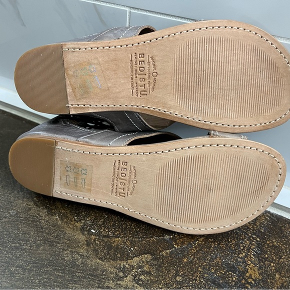 Bed Stu Sarabi Grey Rustic Silver Metallic sandals - Picture 7 of 9